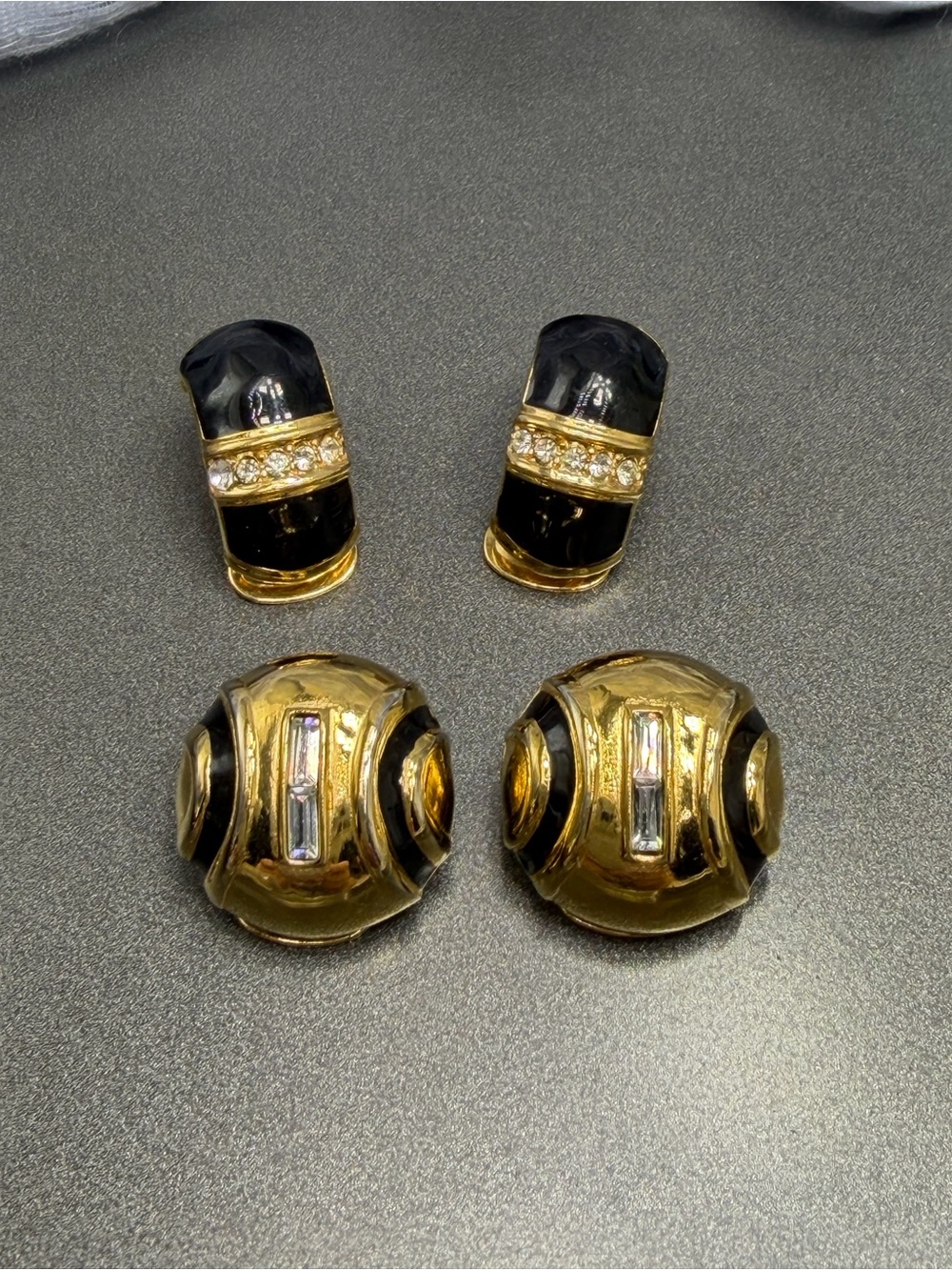 Vintage Vendome Crystal Accent Women's Earrings #359se